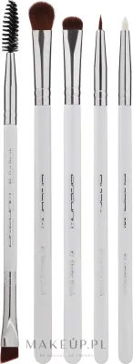 Набор кистей для макияжа глаз Eigshow Beauty Jade Bright Silver 5 шт. веганский