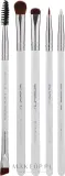 Набор кистей для макияжа глаз Eigshow Beauty Jade Bright Silver 5 шт. веганский — фото 1