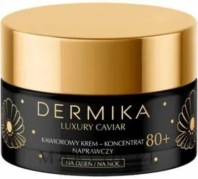 Крем-концентрат для лица Dermika Luxury Caviar для зрелой кожи 80+ 50 мл