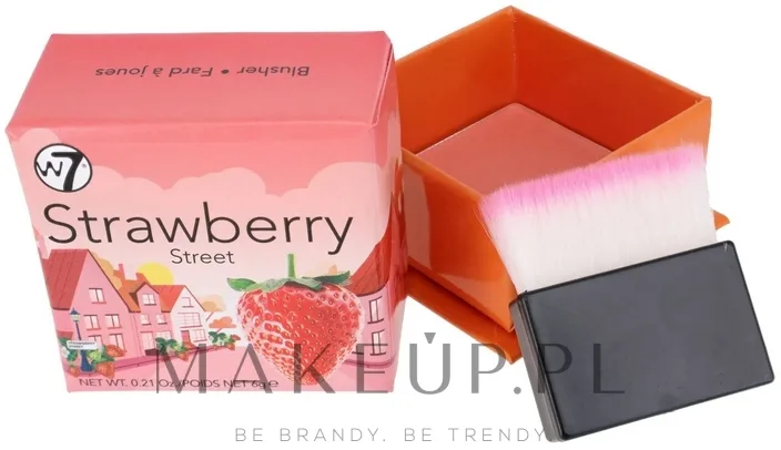 Румяна для лица W7 Powder Blusher The Boxed Blusher, оттенок Strawberry