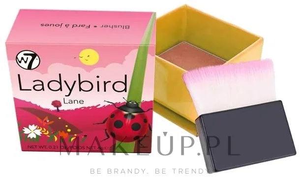 Румяна для лица W7 Powder Blusher The Boxed Blusher, оттенок Ladybird