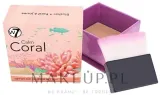 Румяна для лица W7 Powder Blusher The Boxed Blusher, оттенок Calm Coral — фото 1