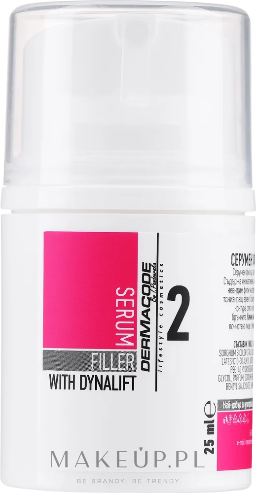 Dermacode By I.Pandourska Dermacode By I.Pandourska Serum Filler With Dynalift (miniprodukt) - Сыворотка-филлер для лица Dermacode Serum Filler With Dynalift 25 мл