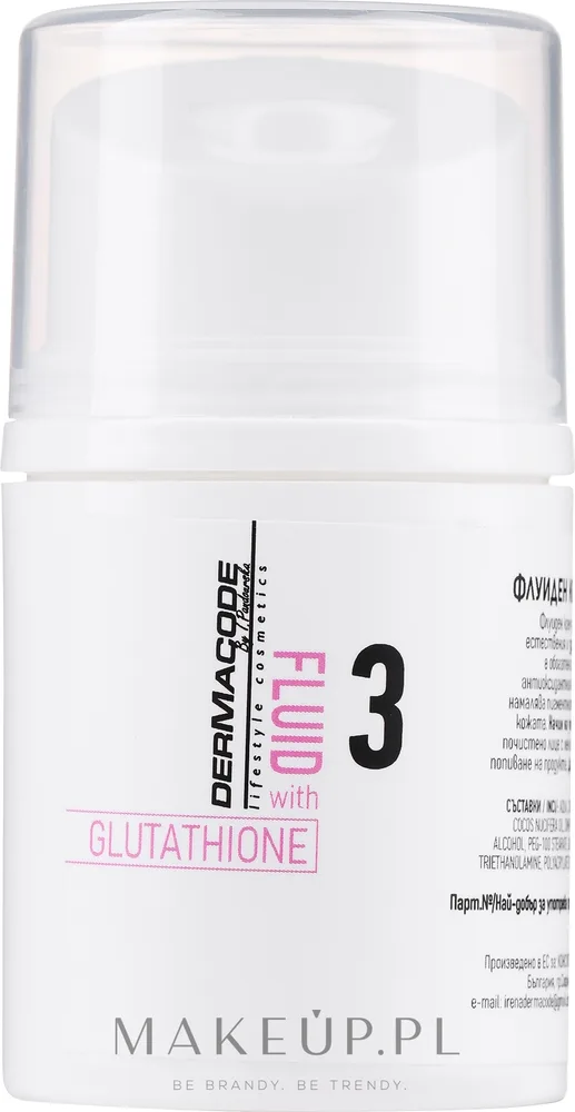 Dermacode By I.Pandourska Dermacode By I.Pandourska Fluid With Glutathione (mini) - Флюид для лица Dermacode с глутатионом для ровного тона 25 мл