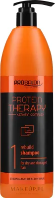 Шампунь Prosalon Protein Therapy с кератином и протеином шёлка, бессульфатный, 1000 г, Польша