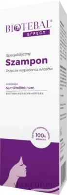 Шампунь Biotebal Effect против выпадения волос с биотином, инулином и алоэ, 200 мл, Польша