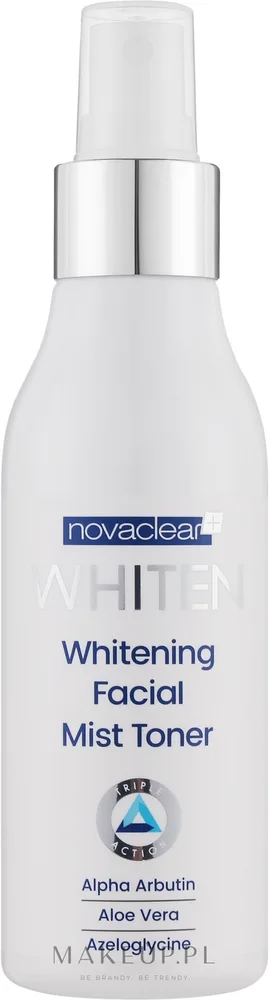 Осветляющий мист-тоник Novaclear Whiten с альфа-арбутином, аллантоином и пантенолом, 100 мл
