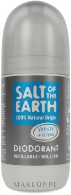 Дезодорант шариковый Salt of the Earth Roll-On Deo натуральный, с ароматом ветивера и цитруса, 75 г