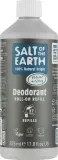 Натуральный минеральный дезодорант-ролик Salt of the Earth ветивер и цитрус (сменный блок) — фото 1