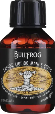 Жидкое мыло для рук и тела Bullfrog с ветивером, грейпфрутом и ревенём, 500 мл