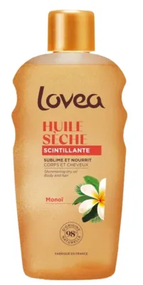 Мерцающее сухое масло для тела и волос Lovea Monoi De Tahiti