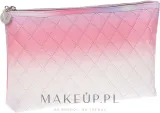 Косметичка Inter-Vion Pastel Ombre стеганая розово-белая 26,5х19х7,5 см — фото 1