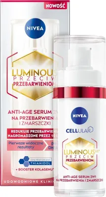 Сыворотка для лица NIVEA Cellular Luminous 630 anti-age 2в1 против пигментации и морщин 30 мл