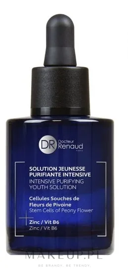 Сыворотка для лица Dr Renaud Intensive Purifying интенсивная очищающая с экстрактом пиона и цинком 30 мл