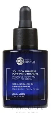 Сыворотка для лица Dr Renaud Intensive Purifying интенсивная очищающая с экстрактом пиона и цинком 30 мл