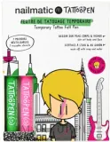 Набор для временных тату Nailmatic Tattopen Duo Set To Travel To New York два маркера и трафареты, лимитированная серия — фото 1