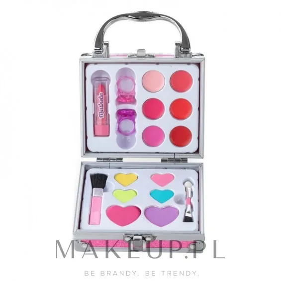 Детский набор косметики Martinelia Super Girl Mini тени помады и аппликаторы в кейсе