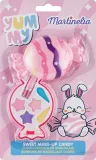 Набор детской косметики Martinelia Yummy Sweet Bonbon 5 теней по 0.7 г помада 0.8 г и двусторонняя кисть — фото 1