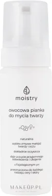 Moistry фруктовая пенка для умывания с мандарином малиной пантенолом и молочной кислотой 175 мл