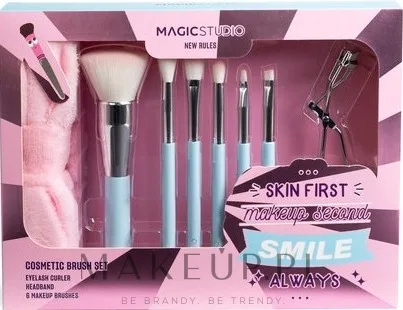 Набор кистей для макияжа Magic Studio New Rules Skin First 8 предметов