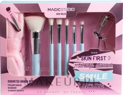 Набор кистей для макияжа Magic Studio New Rules Skin First 8 предметов