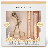 Набор Magic Studio Diamond Shiny Look водостойкая тушь 12 мл подводка с блестками 0.8 мл и щипцы для ресниц — фото 1