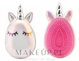 Детская компактная щётка для волос Martinelia Maze Hair Brush Единорог перламутровый — фото 1