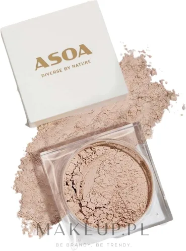 Asoa Mineral Coverage Foundation минеральная база под макияж, рассыпчатая пудровая основа с матовым финишем, 6 г, оттенок C11 - Ivory