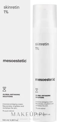 Крем для лица Mesoestetic Skinretin с 1% ретинола интенсивный для зрелой кожи 100 мл