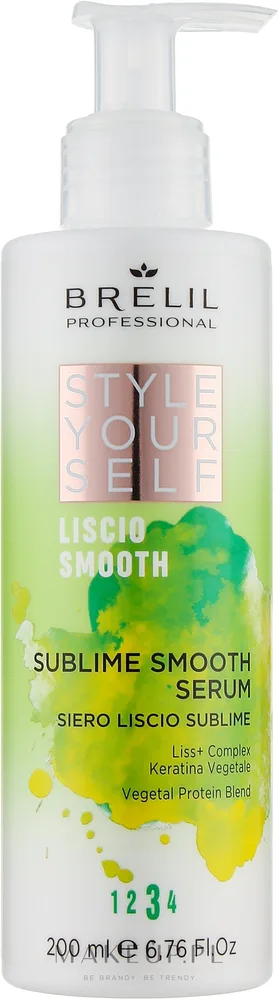 Разглаживающая сыворотка для волос Brelil Style Yourself Smooth Sublime Smooth Serum, 200 мл