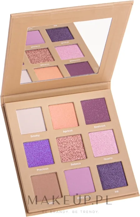 Палетка теней для век Color Care Eyeshadow Palette веганская, оттенок Purple