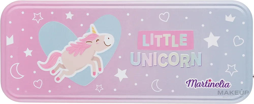 Набор детской косметики Martinelia Little Unicorn Tin Case 3 Levels трехъярусный металлический футляр со средствами