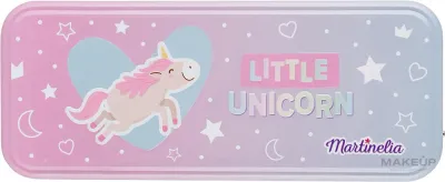 Набор детской косметики Martinelia Little Unicorn Tin Case 3 Levels трехъярусный металлический футляр со средствами