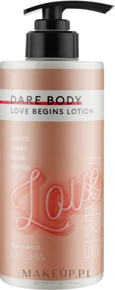 Missha Dare Body Moisture Lotion Love Begins — увлажняющий бальзам для тела с церамидами и маслом ши, 500 мл