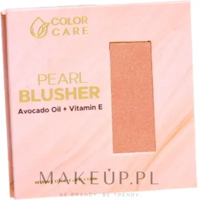 Color Care Blush румяна для лица компактные перламутровые с маслом авокадо и витамином E для магнитной палетки 8 г