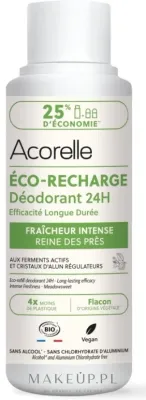 Дезодорант шариковый Acorelle Deodorant Roll On 24H Fraicheur Intense Eco-refill сменный блок, цитрусовый аромат, 100 мл