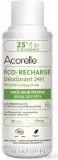 Дезодорант шариковый Acorelle Deodorant Roll On 24H Fraicheur Intense Eco-refill сменный блок, цитрусовый аромат, 100 мл — фото 1