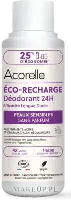 Дезодорант шариковый Acorelle Deodorant Roll On 24H Sensitive Skins Eco-refill сменный блок, для чувствительной кожи, 100 мл