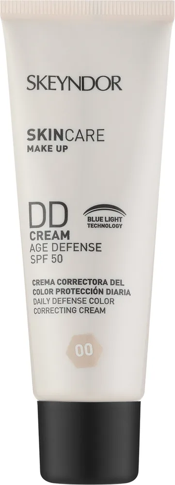Крем тональный Skeyndor DD Cream Age Defense SPF50 выравнивает тон кожи, с гиалуроновой кислотой, 40 мл