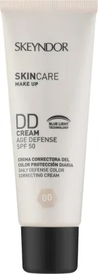Крем тональный Skeyndor DD Cream Age Defense SPF50 выравнивает тон кожи, с гиалуроновой кислотой, 40 мл