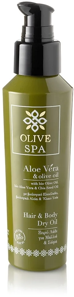Масло для тела и волос Olive Spa Aloe Vera сухое с чиа и сача инчи 100 мл