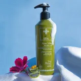 Тонизирующий шампунь Olive Spa Tonic Shampoo с алоэ вера, арганой и оливковым маслом, 250 мл — фото 5
