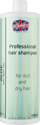 Ronney Professional Ronney HoLo Shine Star Aloe - Шампунь Ronney HoLo Shine Star Aloe увлажняющий для тусклых и сухих волос, керамиды, фитосфингозин, 1000 мл