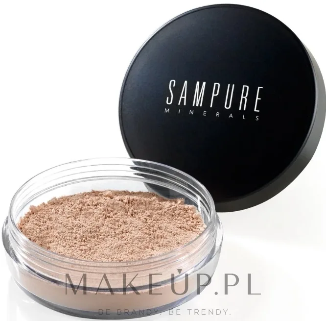 Рассыпчатая пудра-хайлайтер Sampure Minerals Instant Glow Setting Mineral сияющая, 4,5 г, оттенок Cream
