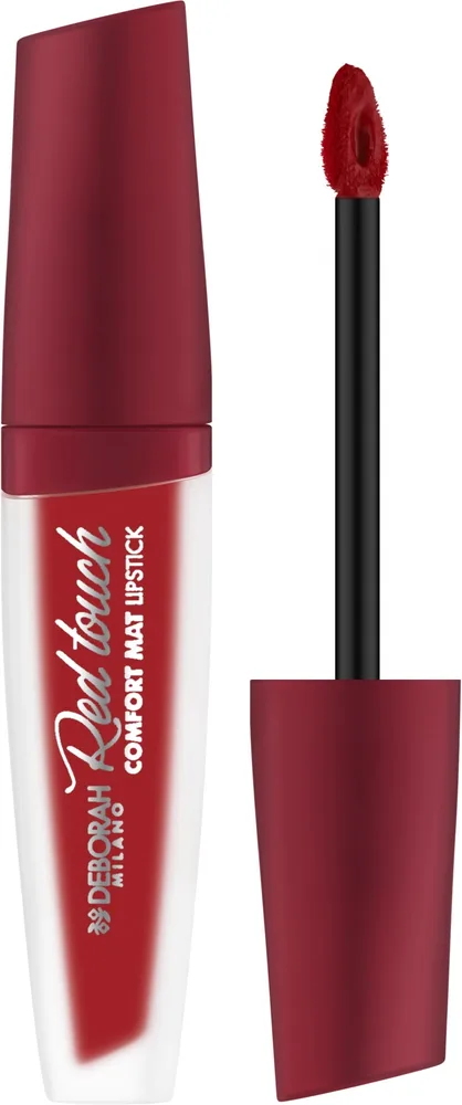 Жидкая помада для губ Deborah Milano Red Touch матовая, оттенок 18 - Iconic Red