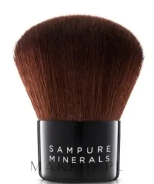 Кисть кабуки Sampure Minerals Kabuki Brush из синтетического ворса с бамбуковой рукояткой