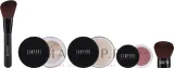Sampure Minerals Picture Perfect Makeup Set Fair набор минерального макияжа для светлой кожи пудра основа румяна две кисти 5 предметов — фото 2
