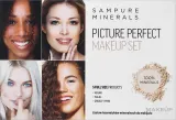 Sampure Minerals Picture Perfect Makeup Set Fair Medium набор для макияжа минеральная пудра тональная пудра румяна кисть кабуки кисть для румян 5 предметов — фото 2