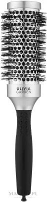 Круглая термощётка для волос Olivia Garden Essential Blowout Classic Silver 45 мм