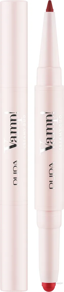 Помада-карандаш для губ Pupa Vamp! Creamy Duo 2 в 1, оттенок 010 - True Red